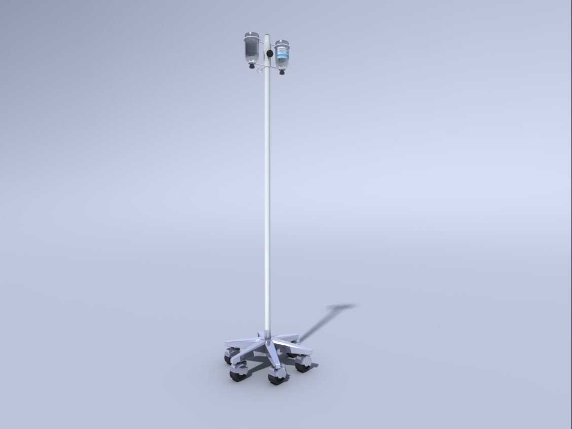 dropper tripod 3D model_1