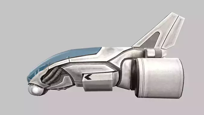 Spaceship futuristic spacecraft