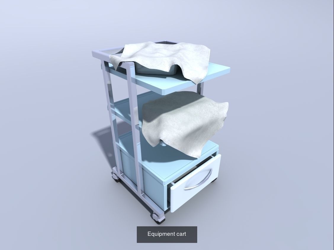 medical equipment and furniture 3D Model Collection_12