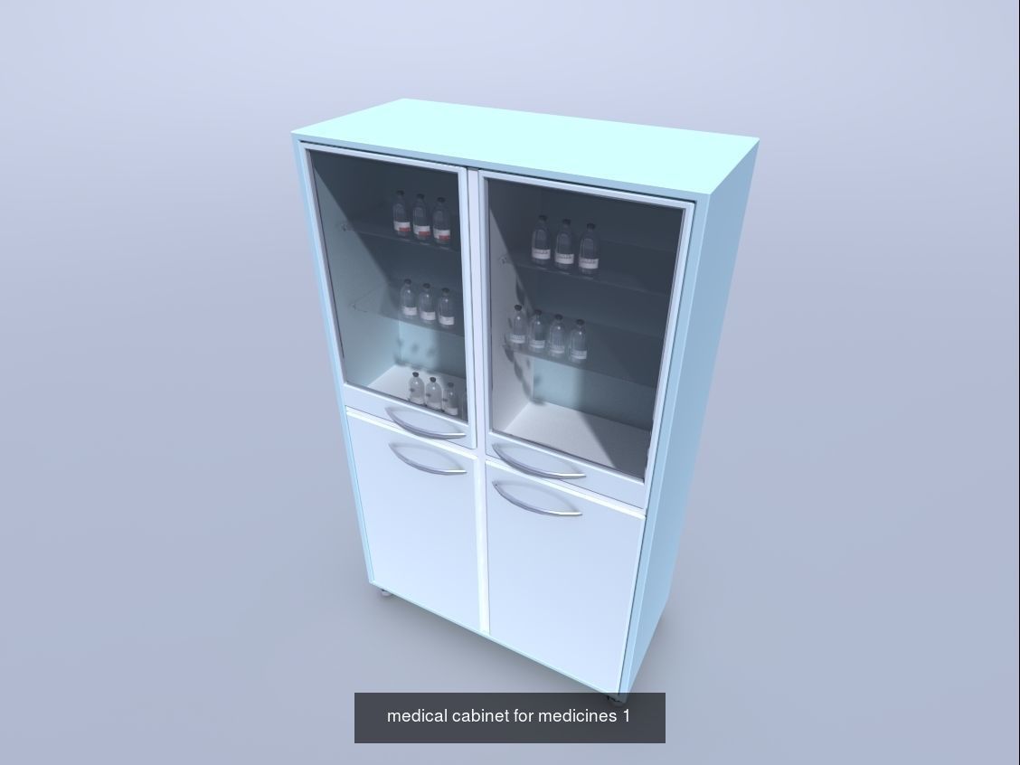 medical equipment and furniture 3D Model Collection_9