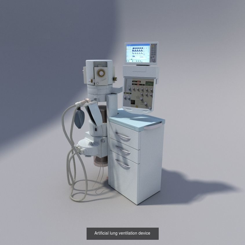 medical equipment and furniture 3D Model Collection_1