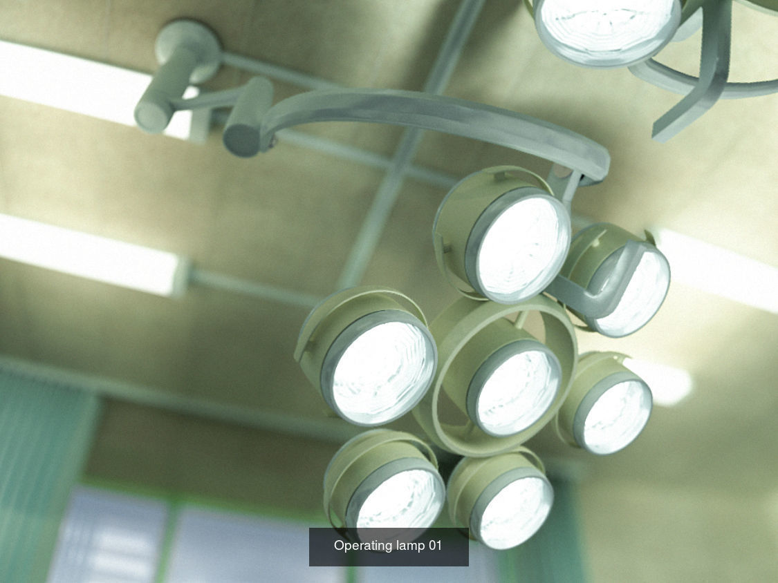 medical equipment and furniture 3D Model Collection_4