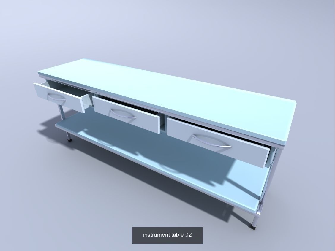medical equipment and furniture 3D Model Collection_13