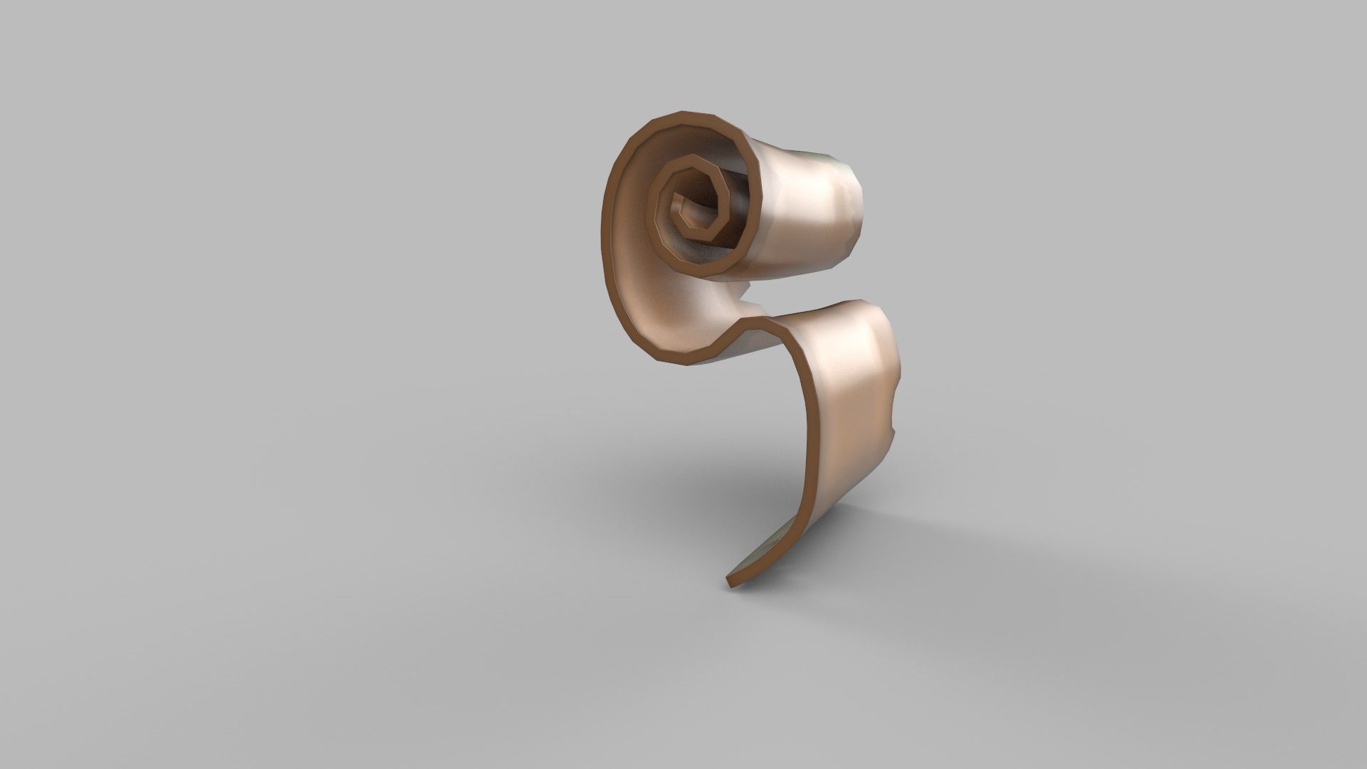 Stylized map Low-poly 3D model_1