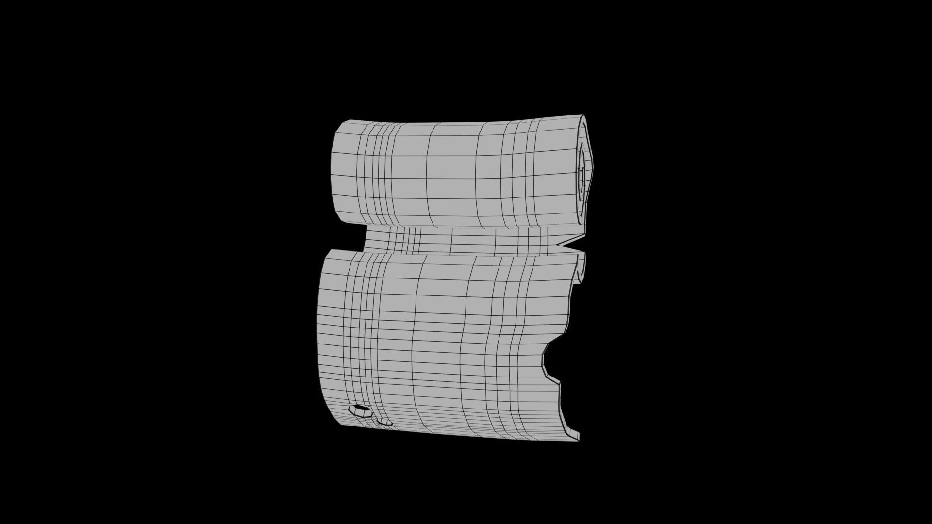 Stylized map Low-poly 3D model_9