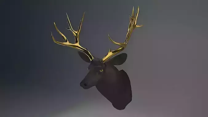 Deer Head 3d model