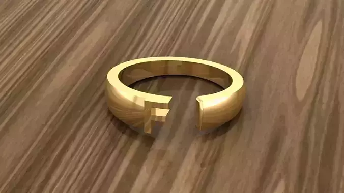 Alphabet Ring F