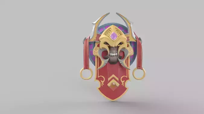  Stylized shield