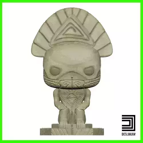 KAELEGO DEMON STATUE - ARCHIVE 81 ARQUIVO 81 NETFLIX FUNKO POP 3D print model KAELEGO DEMON STATUE - ARCHIVE 81 ARQUIVO 81 NETFLIX FUNKO POP 3D print model