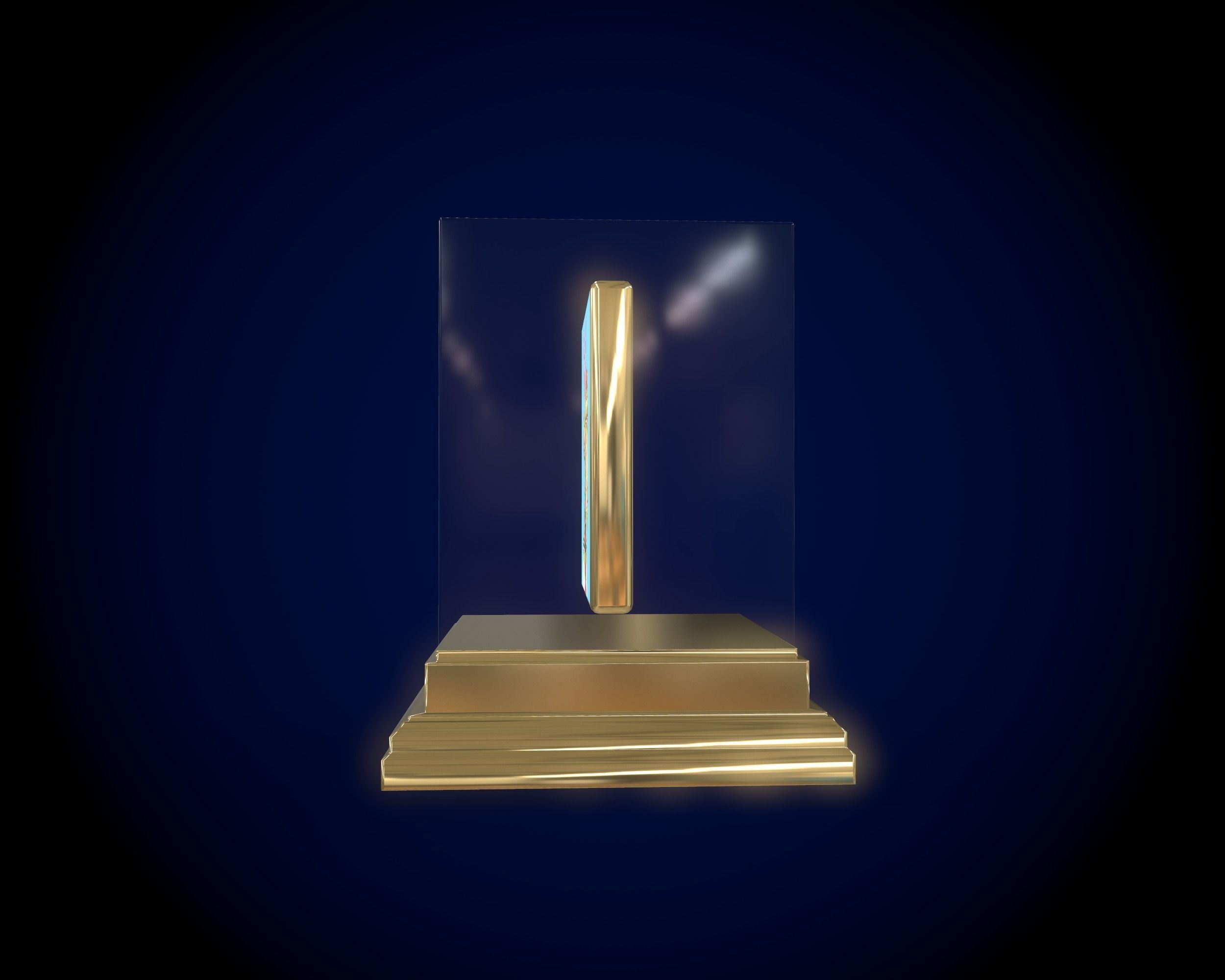 Mutant Ape 18 Gold Club Low-poly 3D model_9