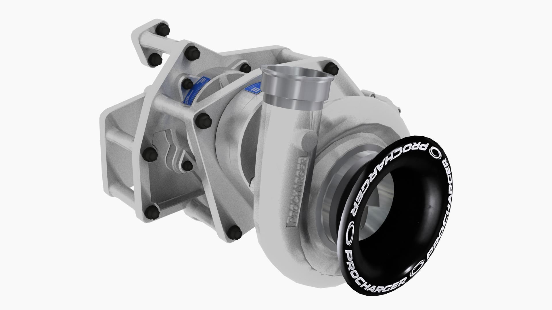 3D model Procharger F3X140 Crank Driven VR / AR / lowpoly CGTrader