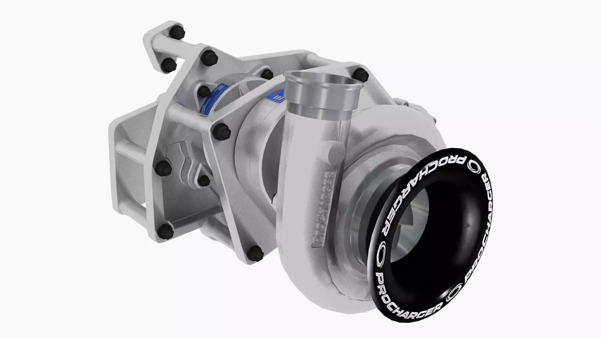 Procharger F3X-140 Crank Driven Low-poly 3D model_0