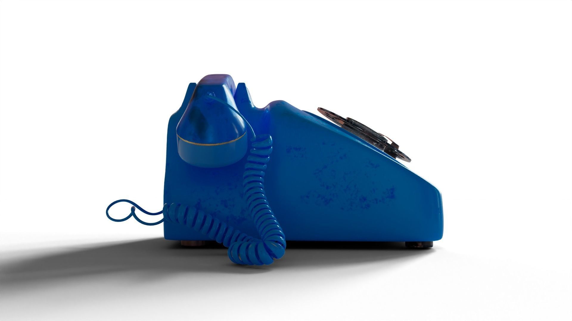 Dial Telephone 3D model_3