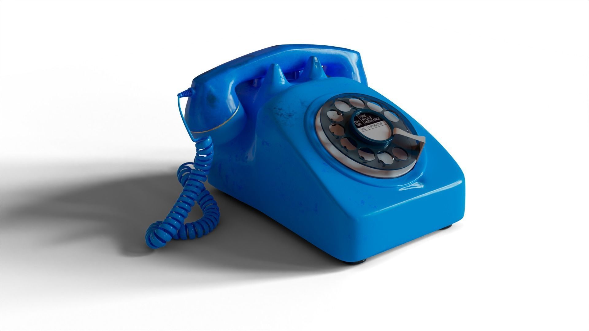 Dial Telephone 3D model_1