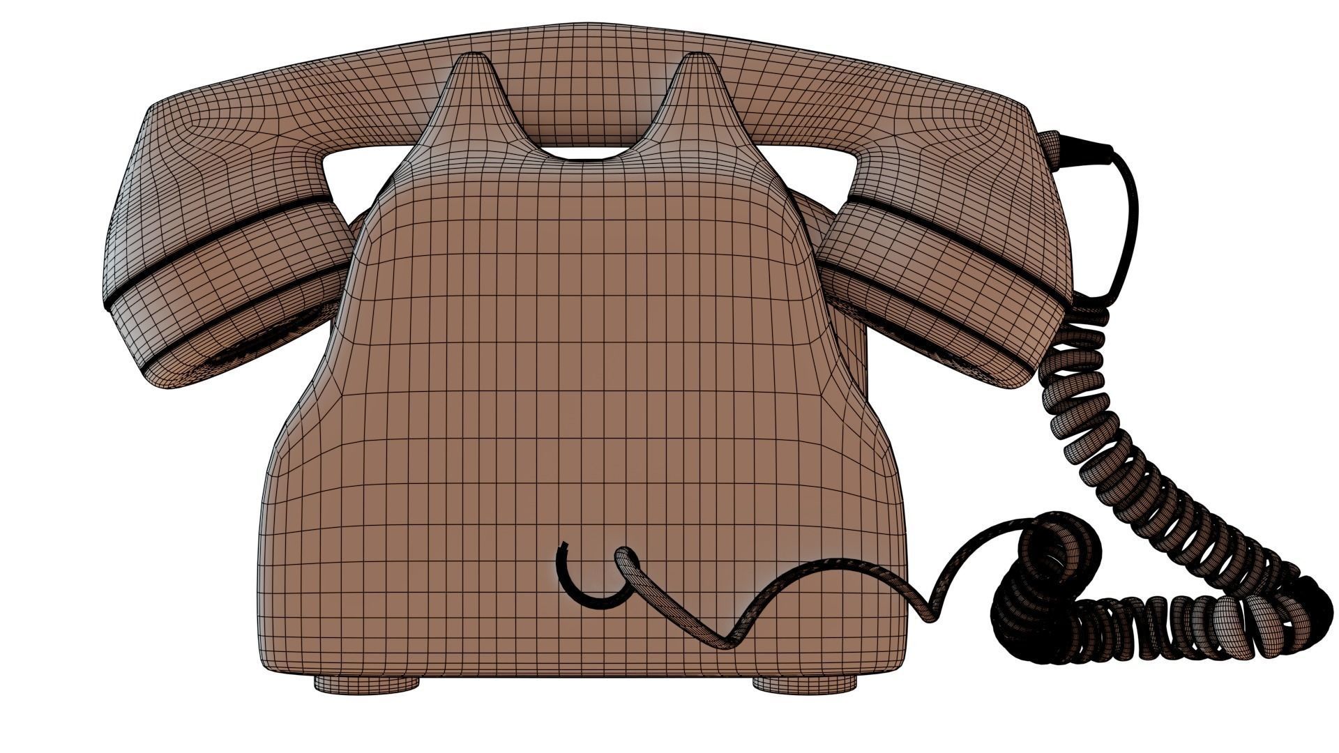 Dial Telephone 3D model_8