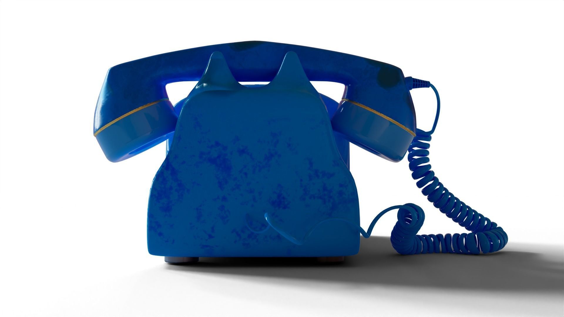 Dial Telephone 3D model_4