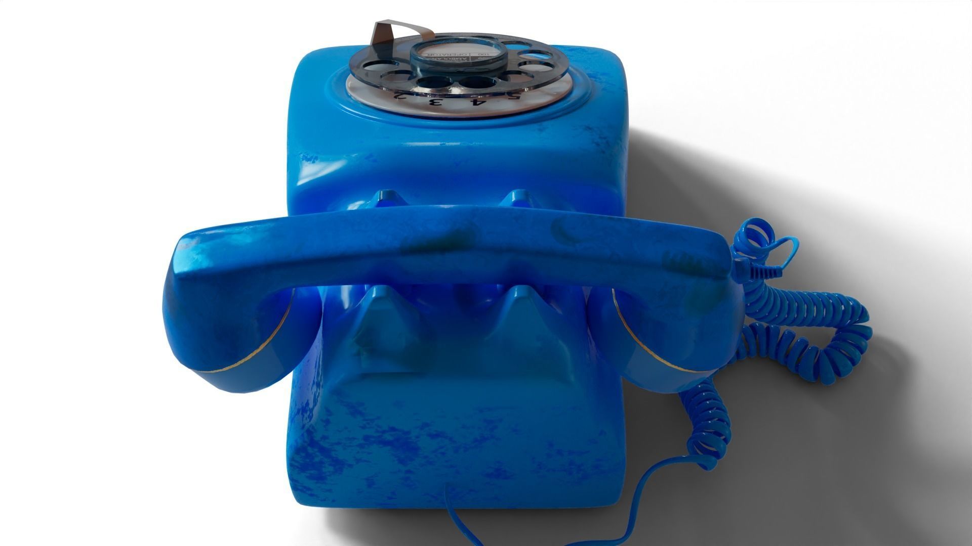 Dial Telephone 3D model_2