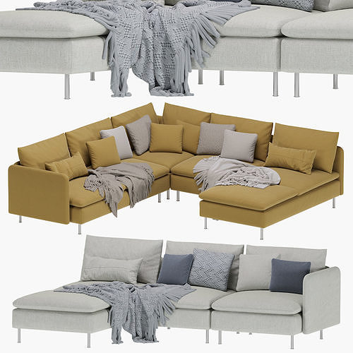 IKEA SODERHAMN SOFA 3D model