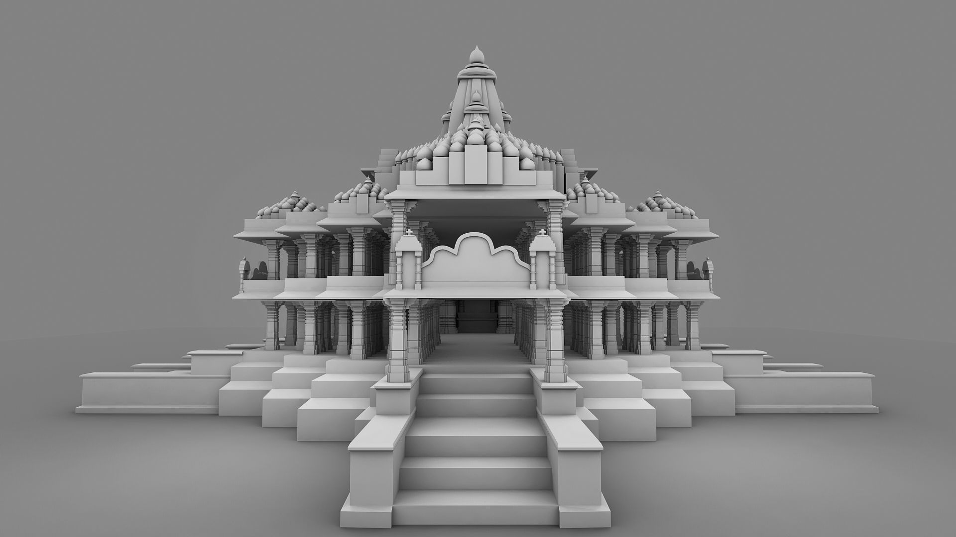 Somnath Temple 3D print model_5