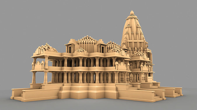 Somnath Temple 3D print model