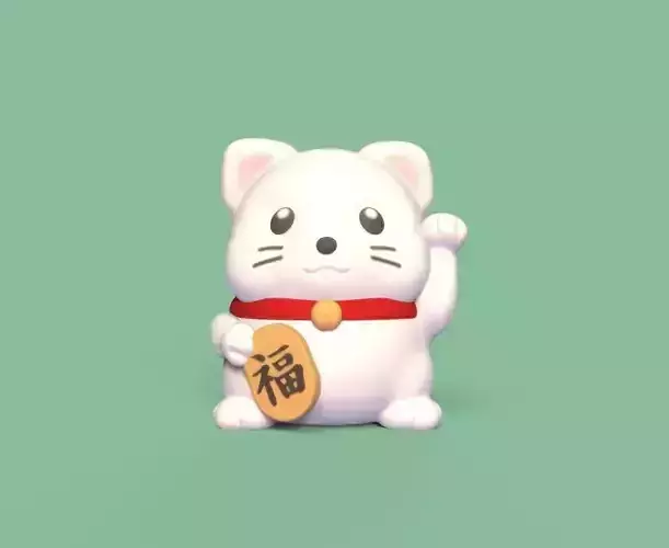 Maneki Neko 3D print model