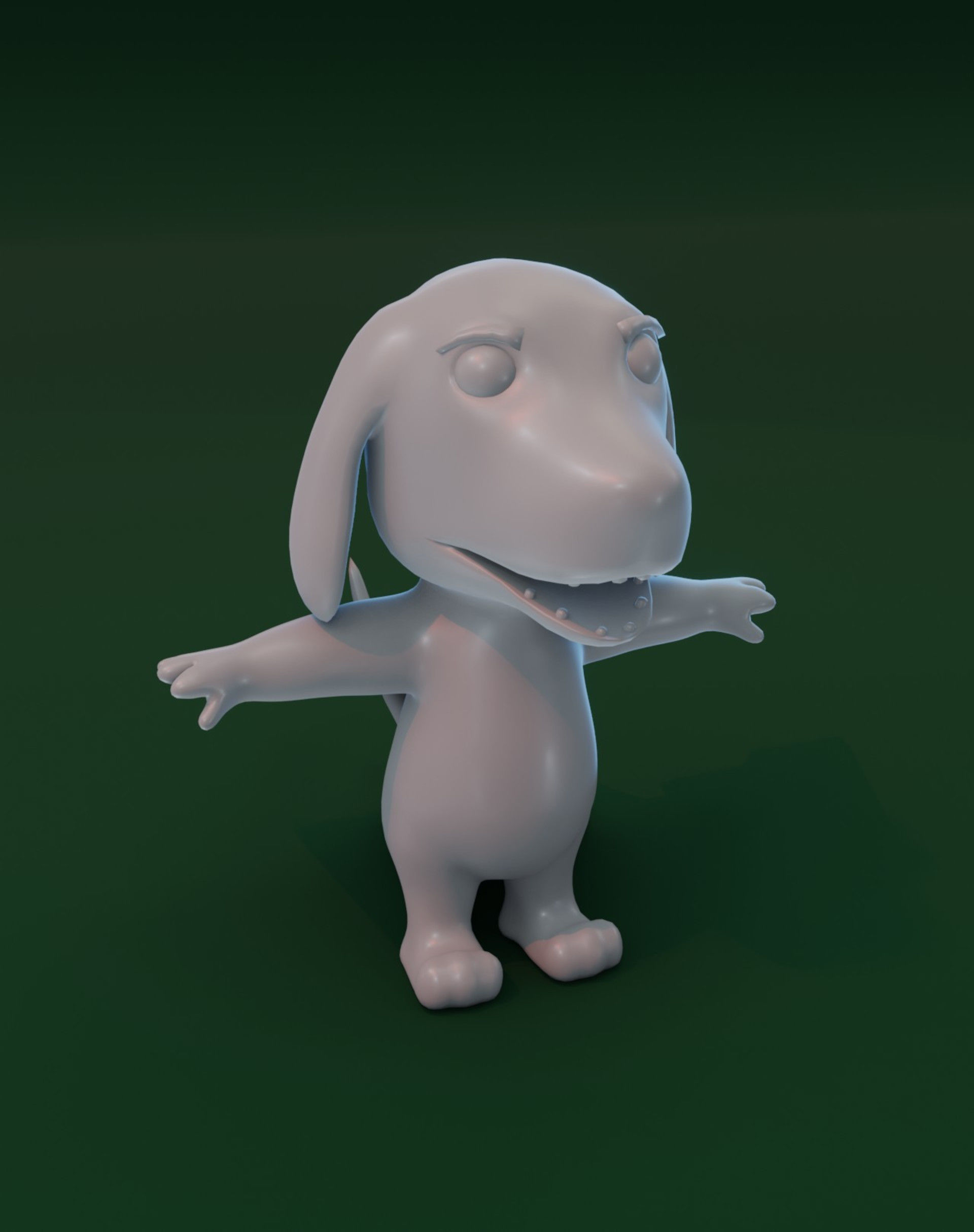 Cartoon Animals Rigged Base Mesh 10 Models Pack Vol 1 Low-poly 3D model_39