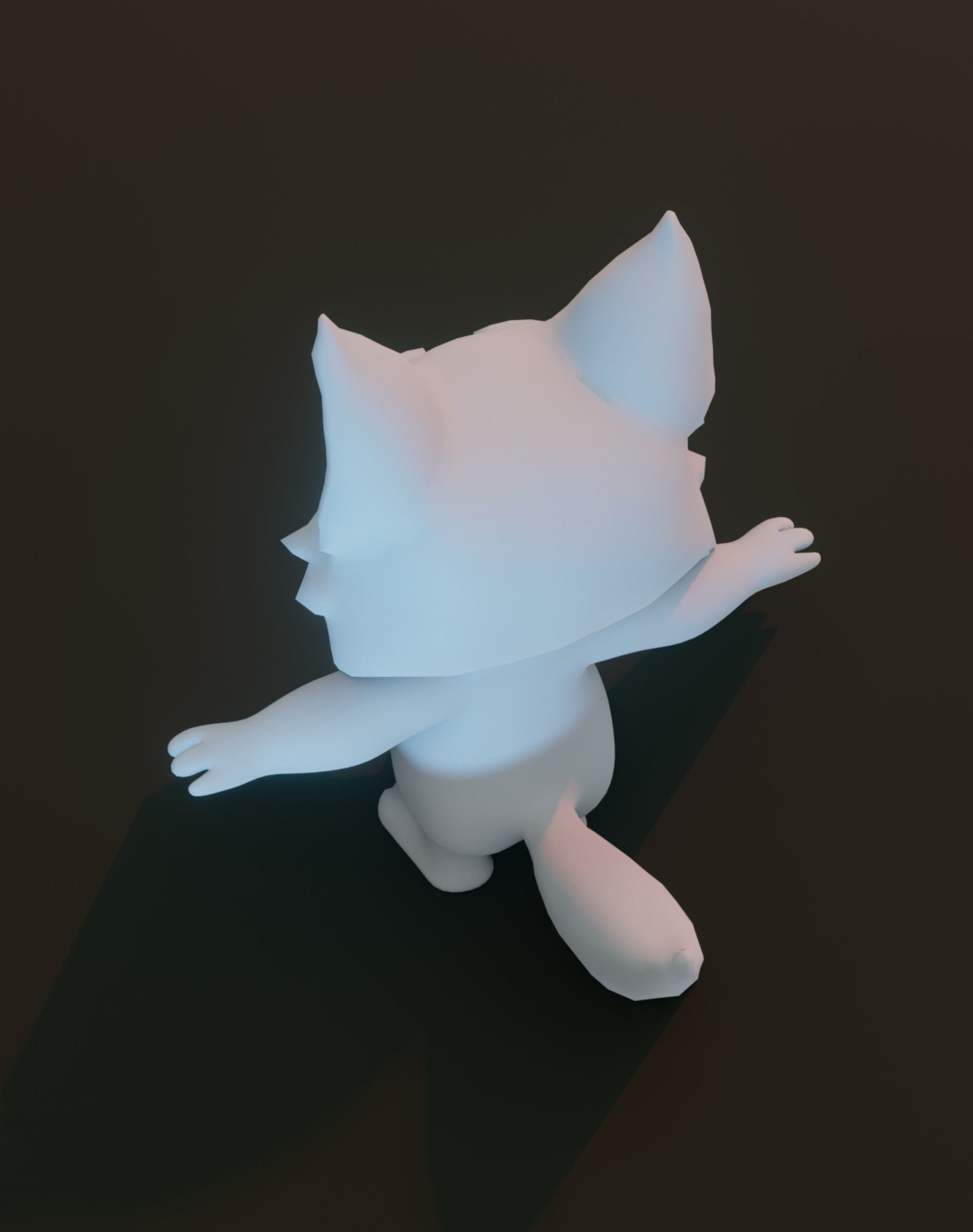 Cartoon Animals Rigged Base Mesh 10 Models Pack Vol 1 Low-poly 3D model_36