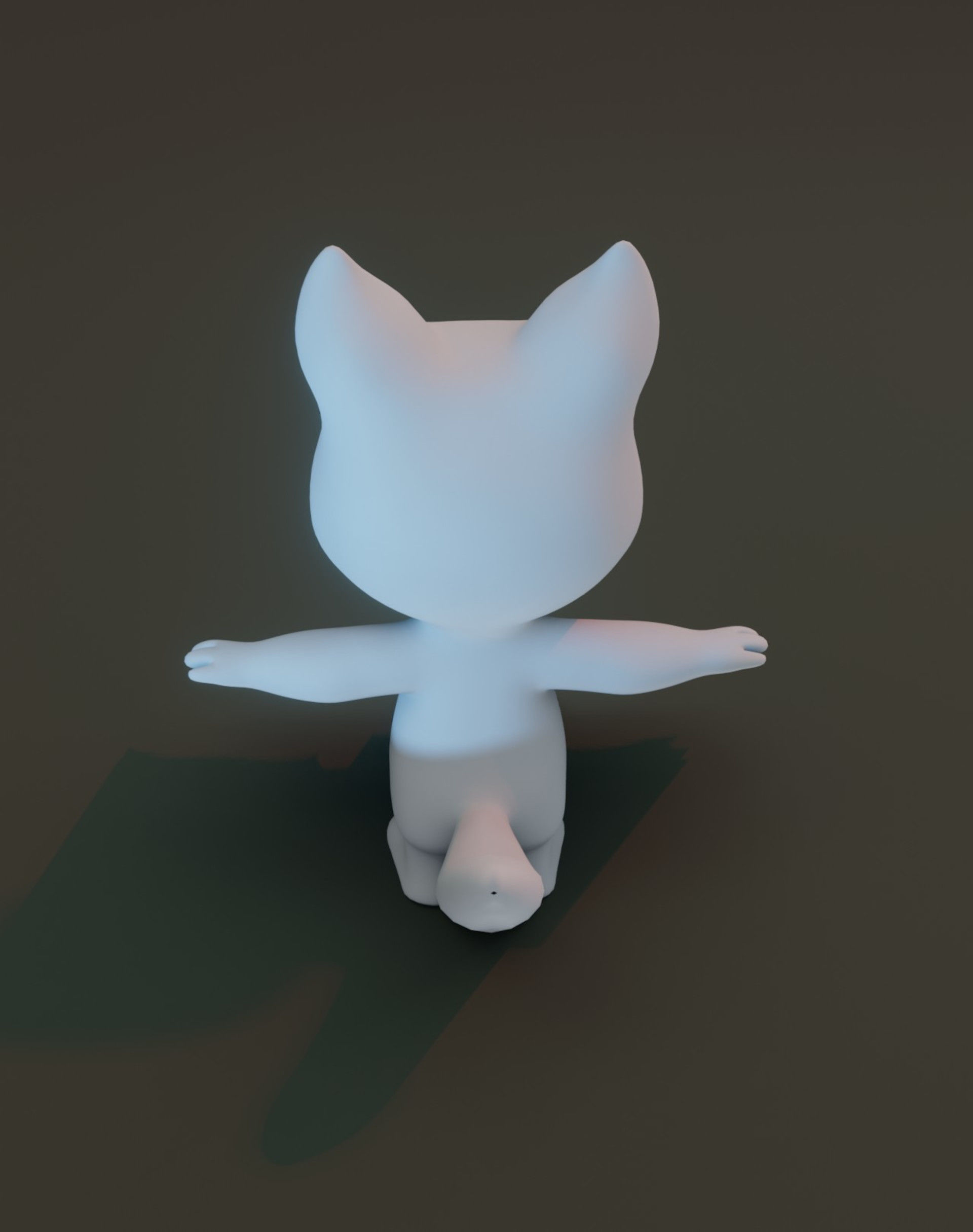 Cartoon Animals Rigged Base Mesh 10 Models Pack Vol 1 Low-poly 3D model_32