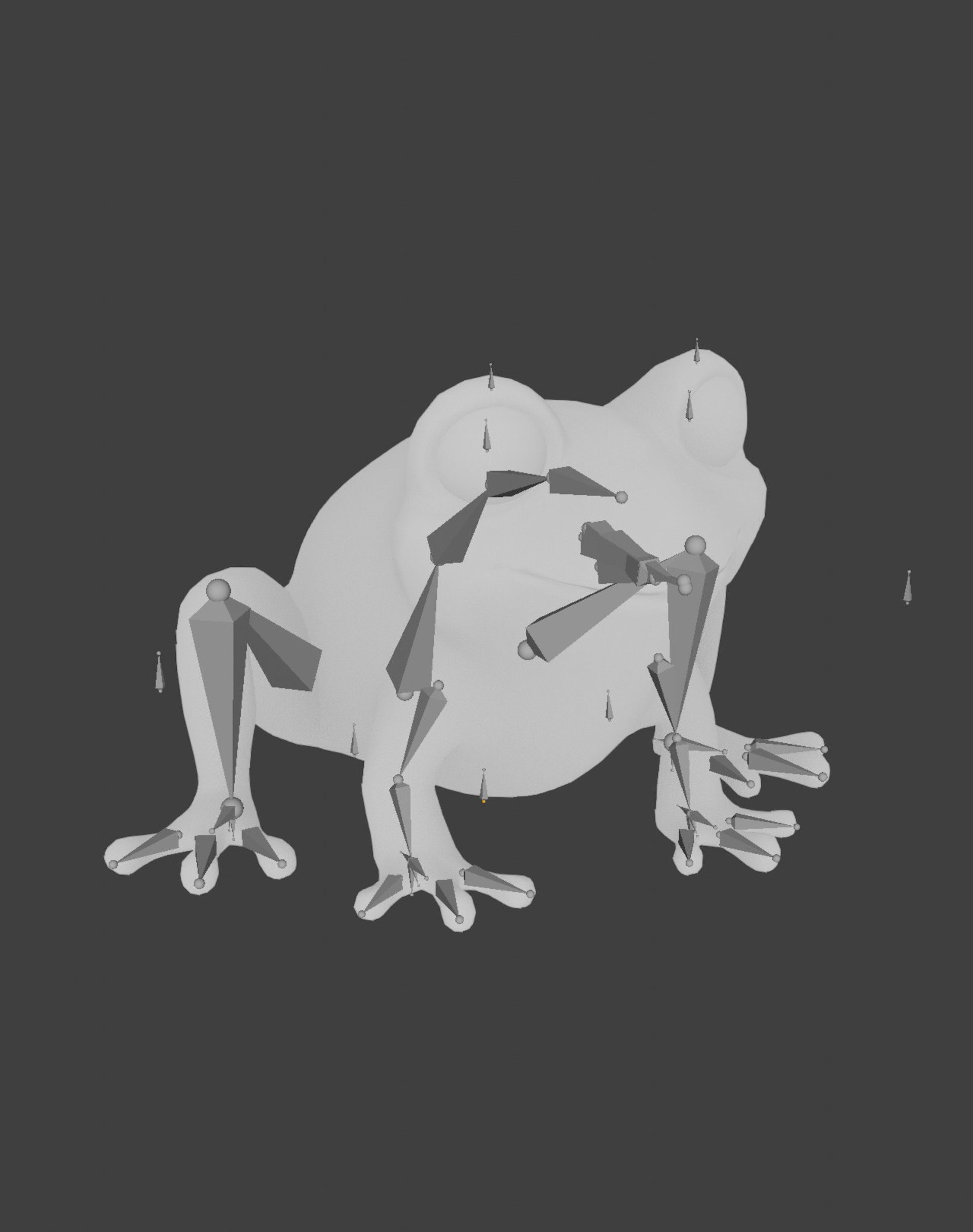 Cartoon Animals Rigged Base Mesh 10 Models Pack Vol 1 Low-poly 3D model_18