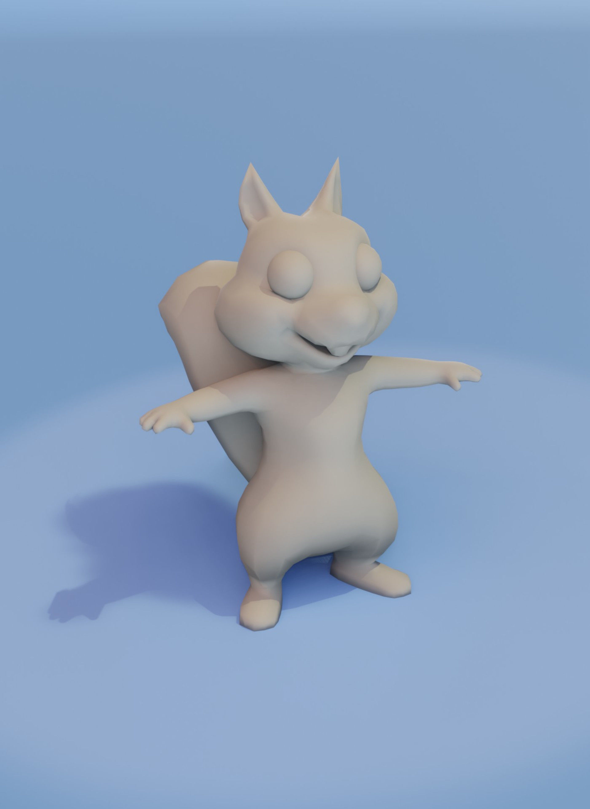 Cartoon Animals Rigged Base Mesh 10 Models Pack Vol 1 Low-poly 3D model_7
