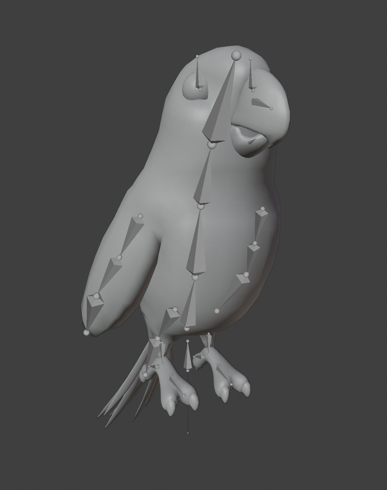 Cartoon Animals Rigged Base Mesh 10 Models Pack Vol 1 Low-poly 3D model_22