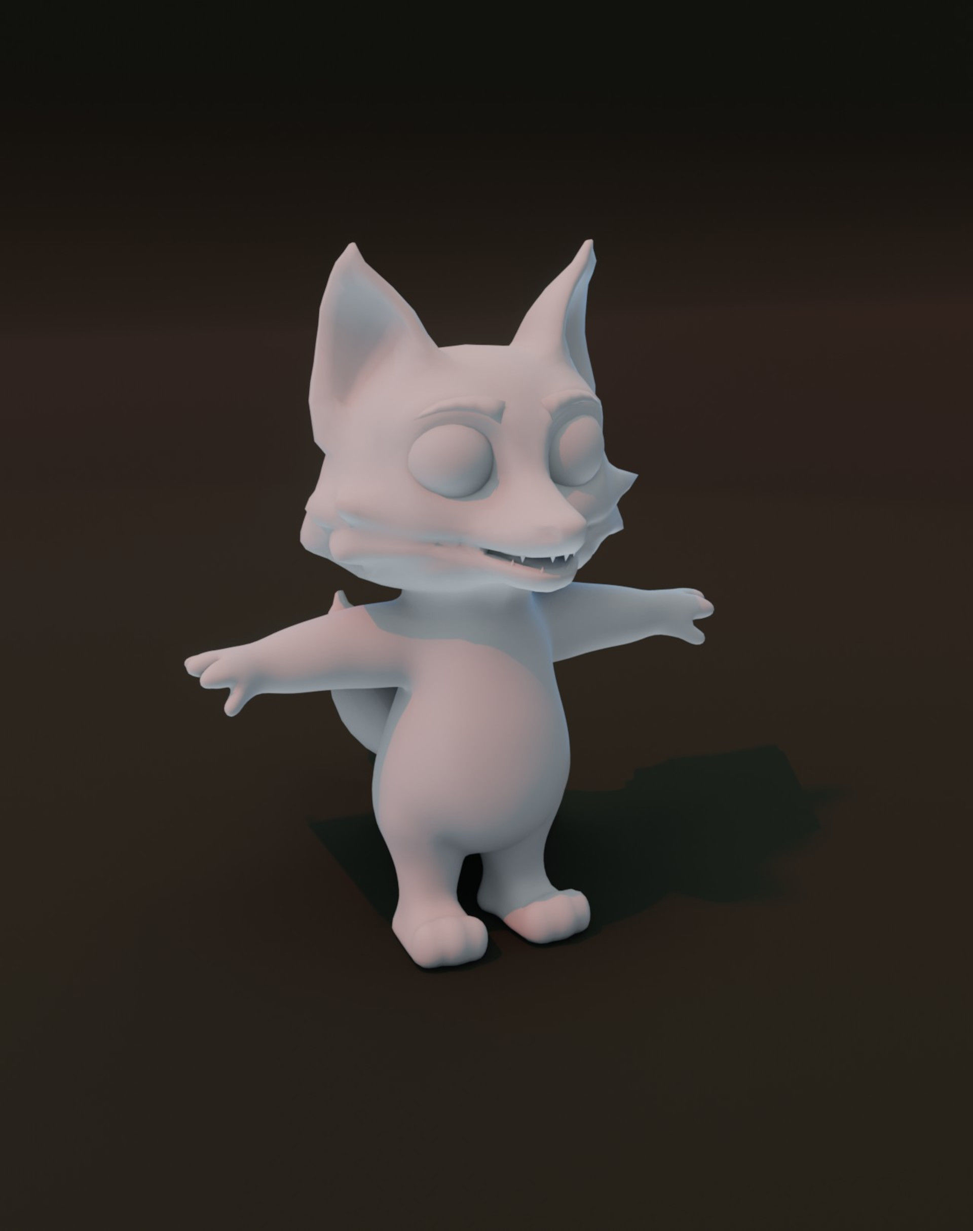 Cartoon Animals Rigged Base Mesh 10 Models Pack Vol 1 Low-poly 3D model_35