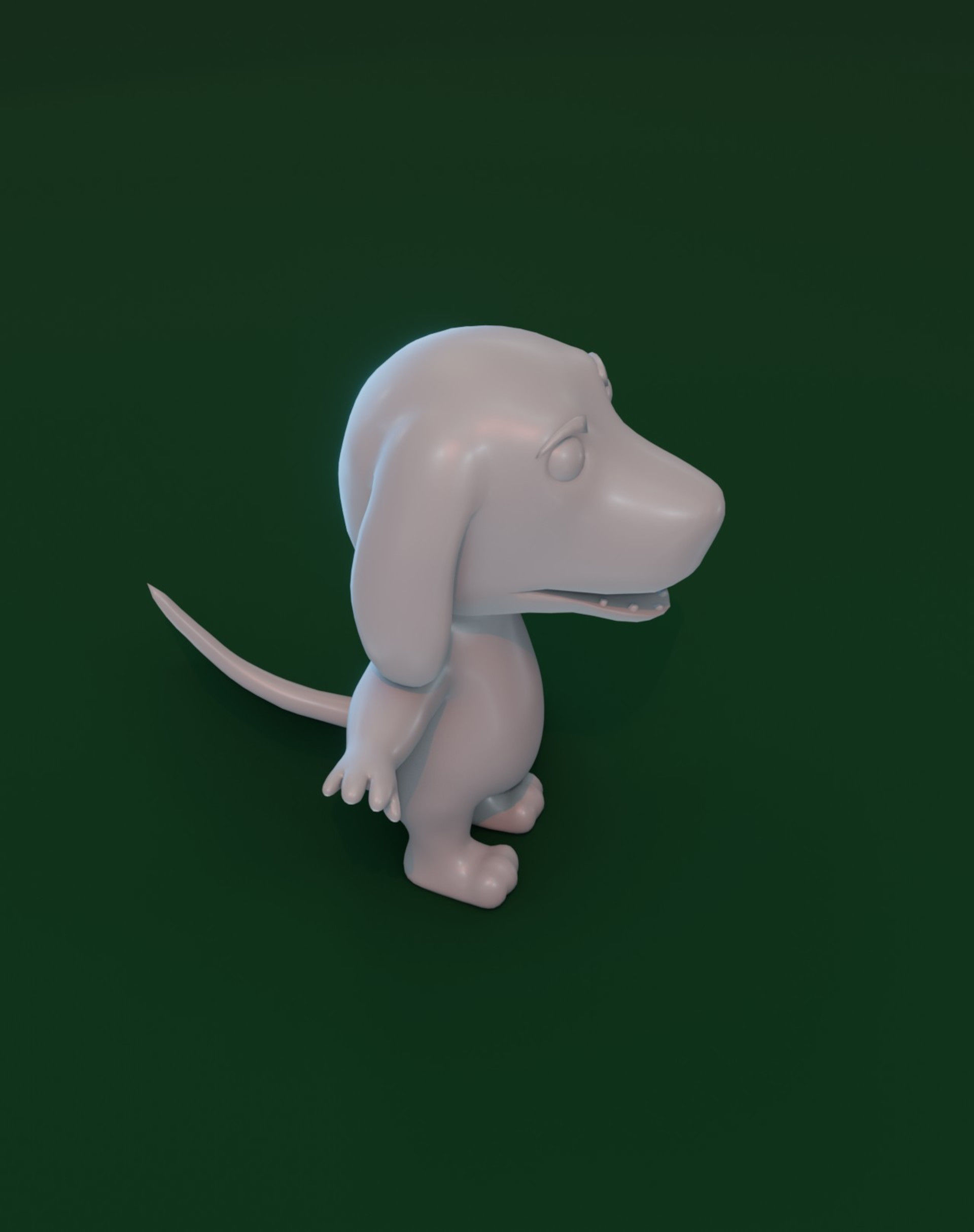 Cartoon Animals Rigged Base Mesh 10 Models Pack Vol 1 Low-poly 3D model_40