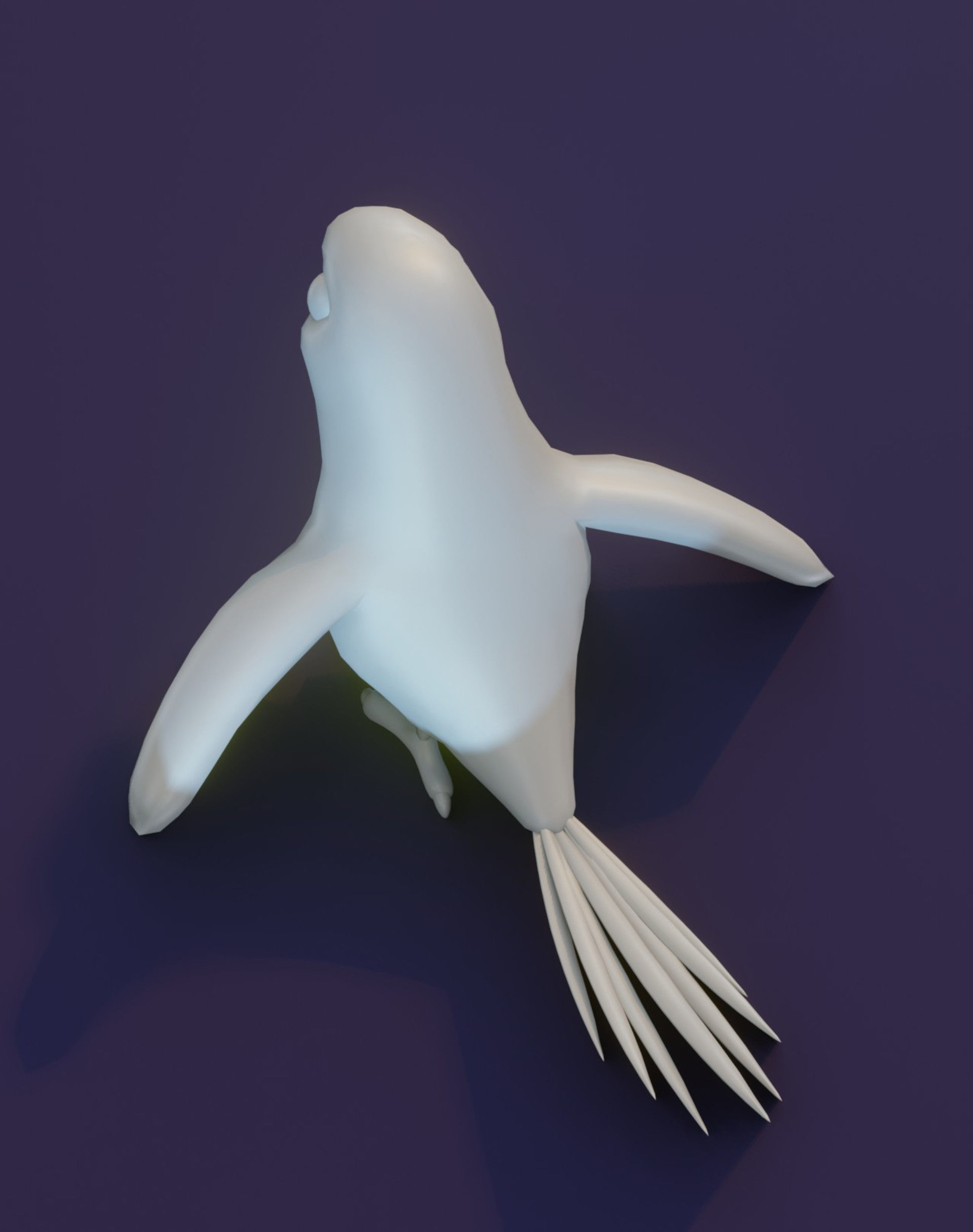 Cartoon Animals Rigged Base Mesh 10 Models Pack Vol 1 Low-poly 3D model_20