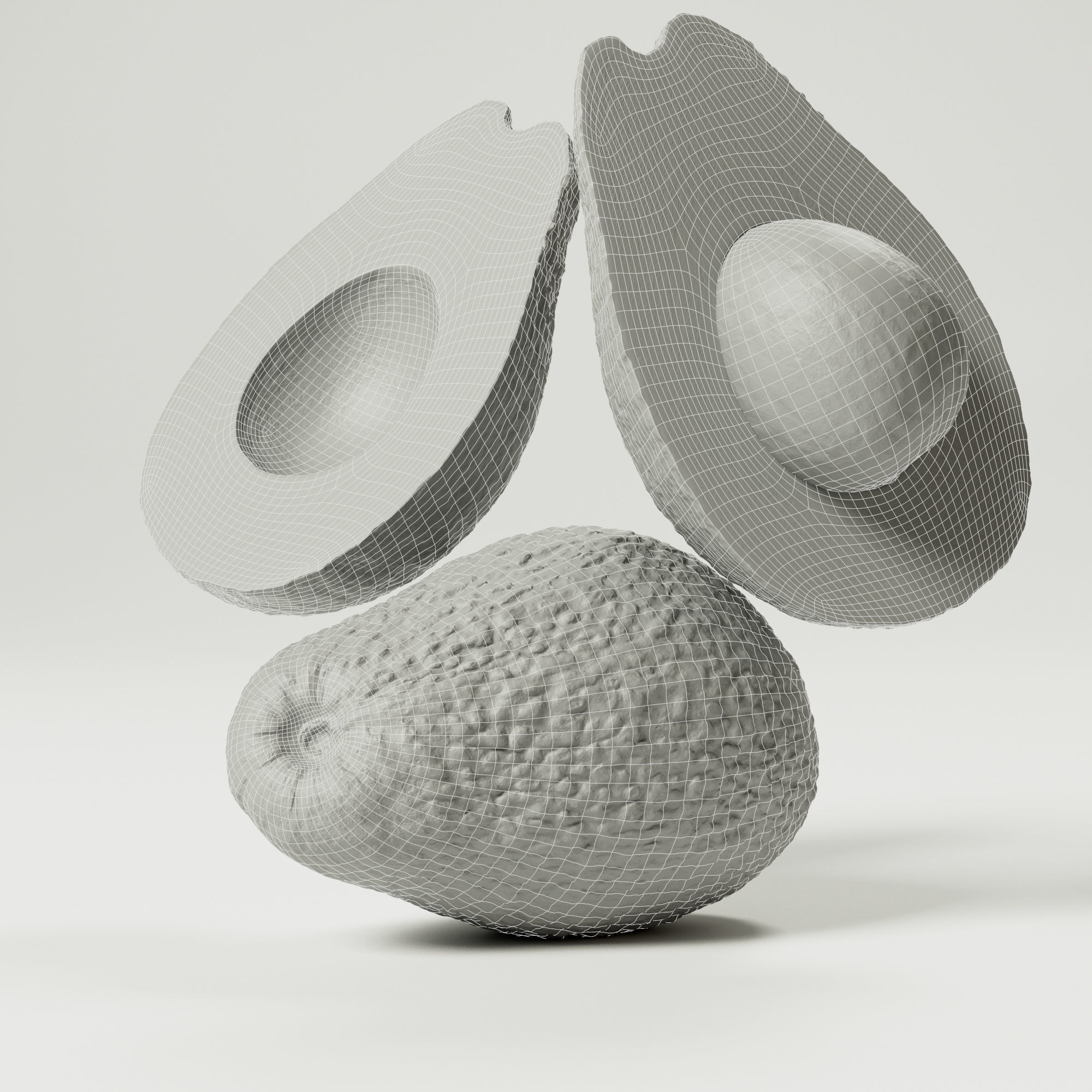 Avocado 3D model_1