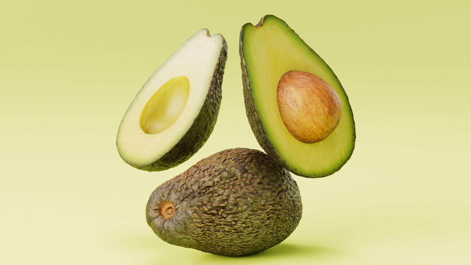 Avocado 3D model_8