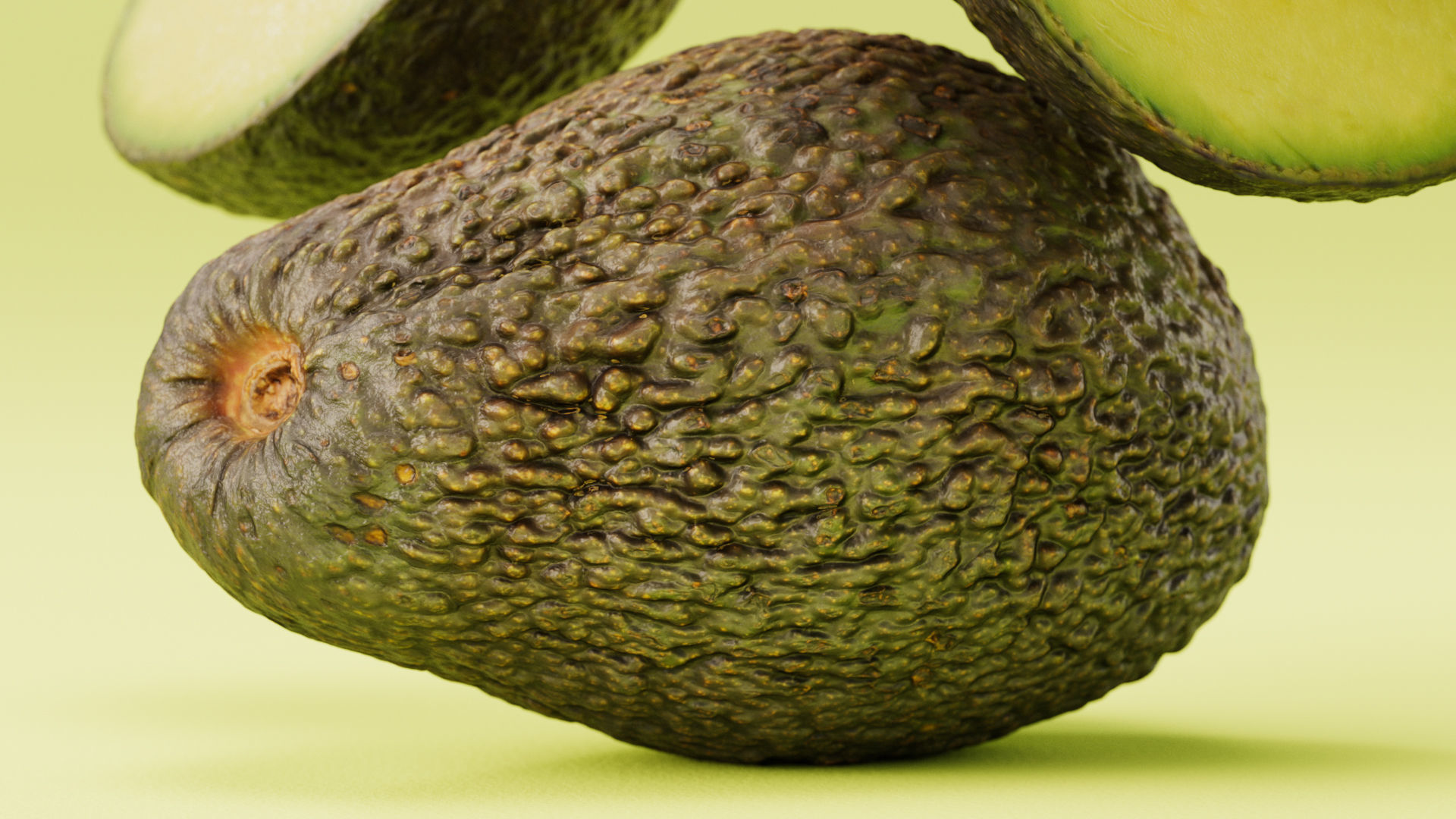 Avocado 3D model_6