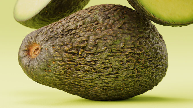 Avocado 3D model 7