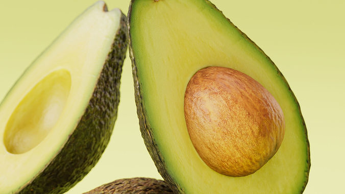 Avocado 3D model 6