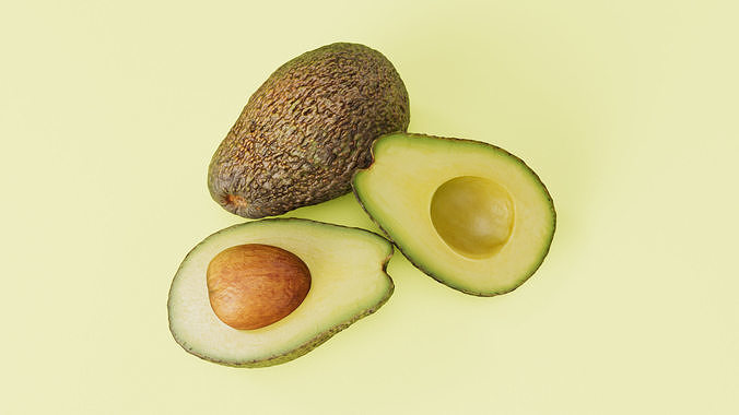 Avocado 3D model 5