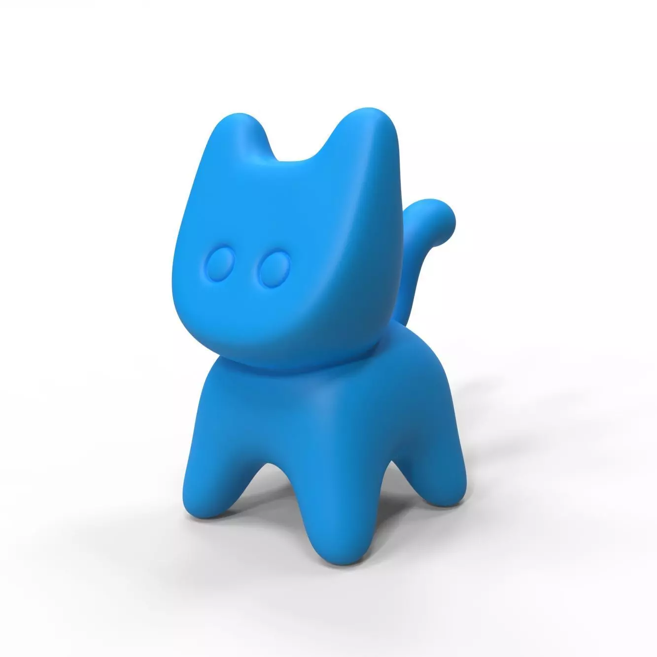 kitten toy cat 3D print model_0