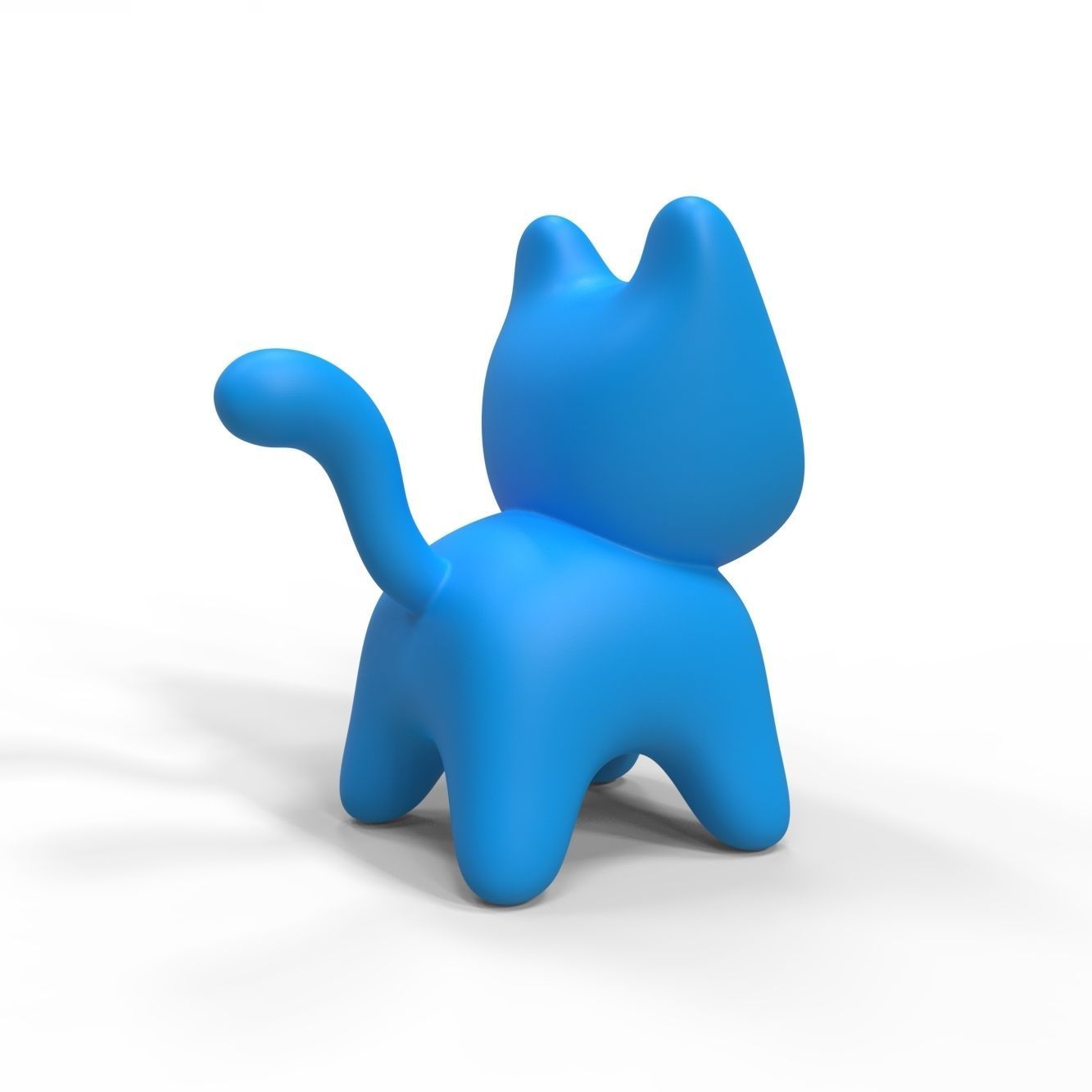 kitten toy cat 3D print model_3