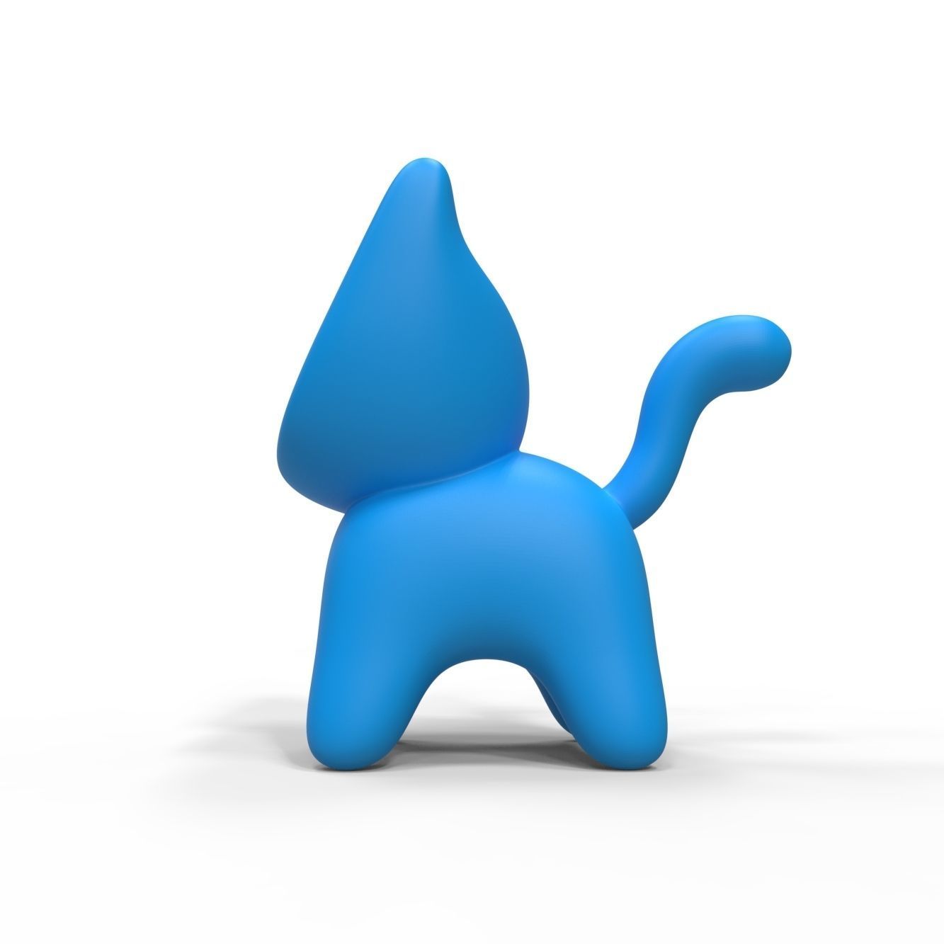 kitten toy cat 3D print model_2