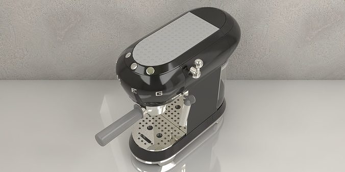Manual espresso coffee machine  Free 3D model