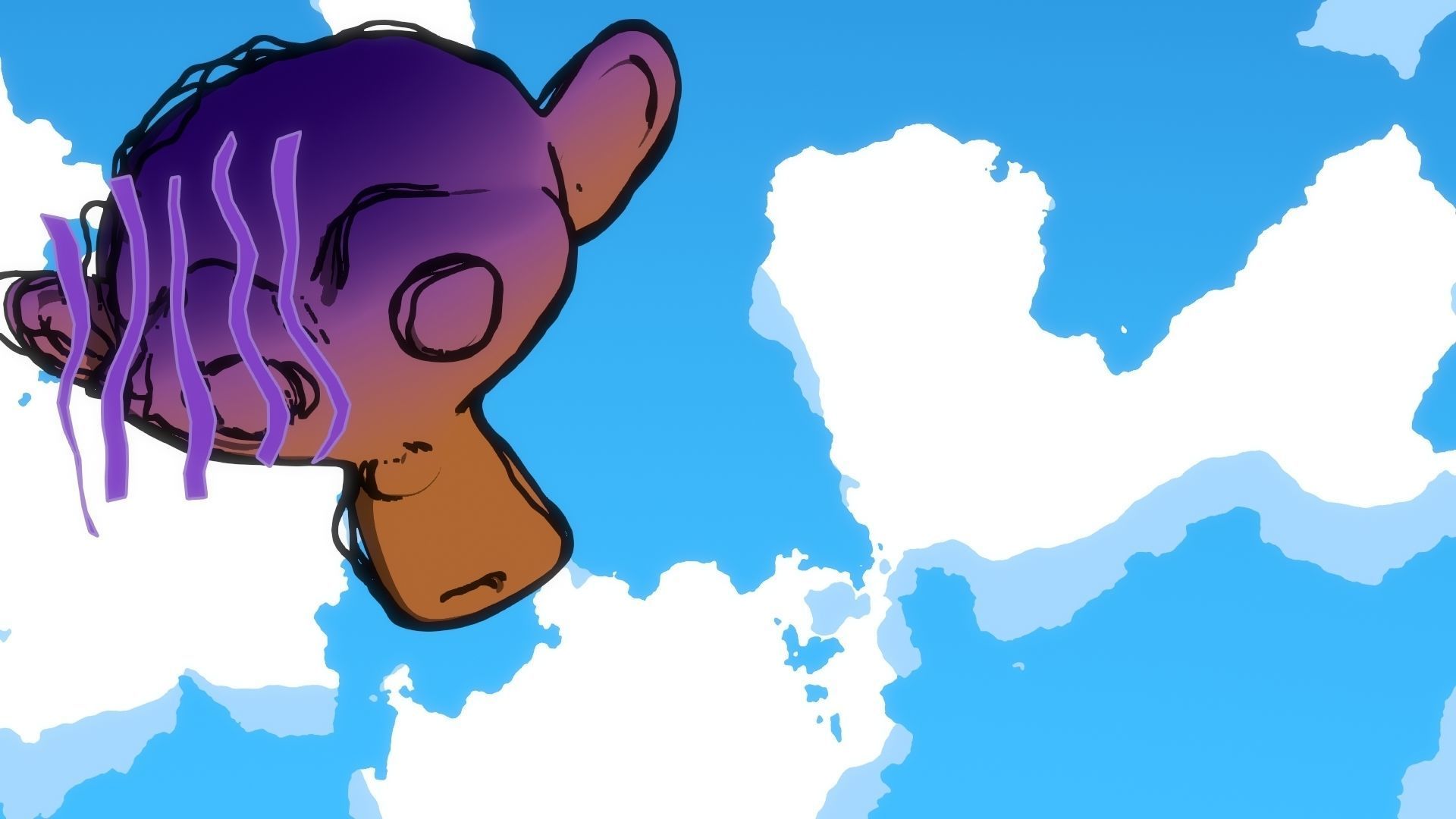 For Anime In Blender - Scribble Outlines 3D model_22