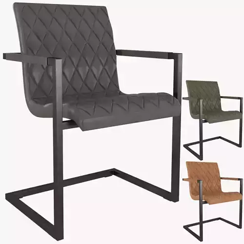 Hudson Diamond Stitched Dining Chair