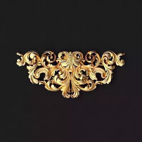 dekor gold ornate ornament