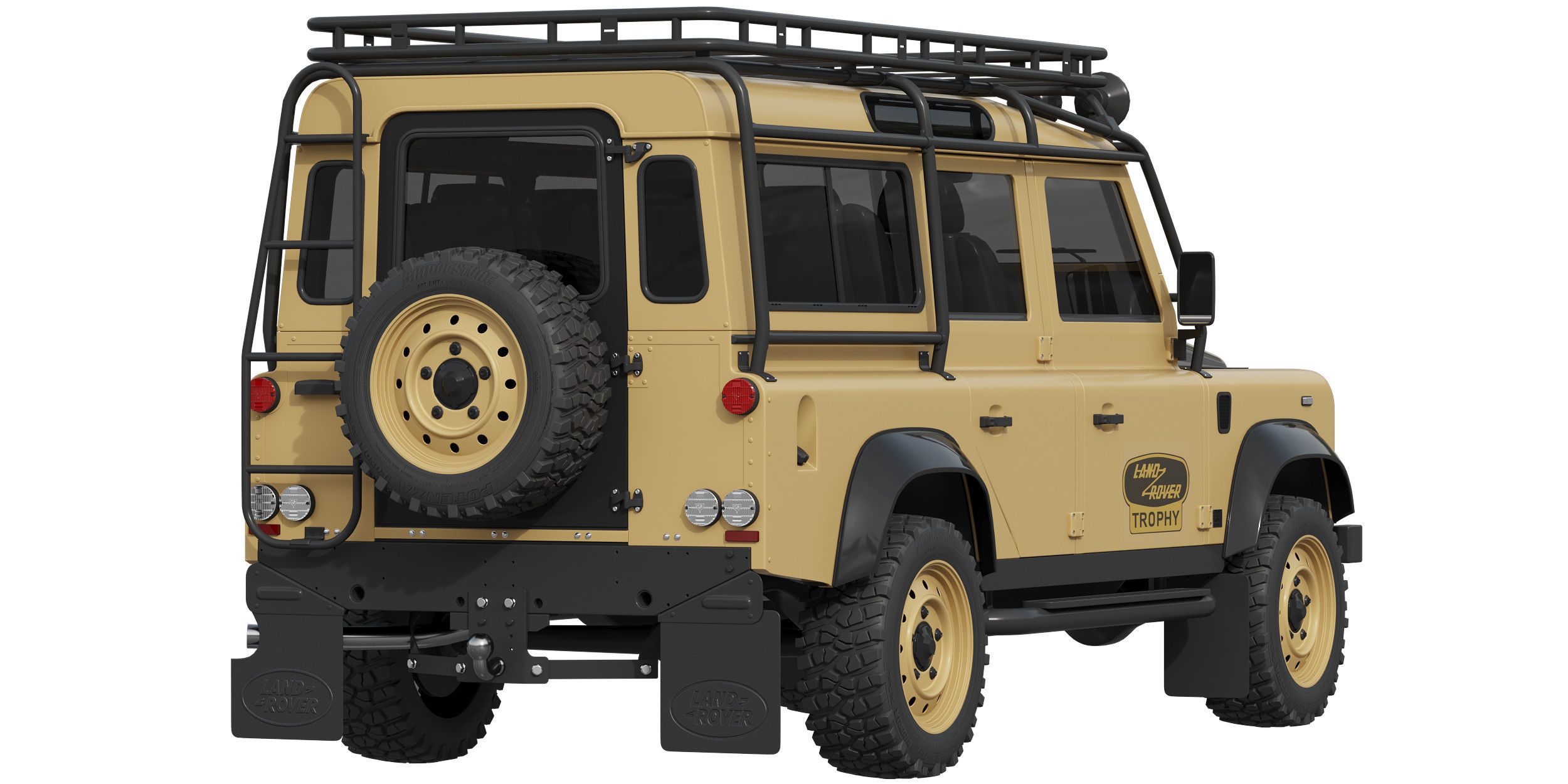 Land Rover Defender Works V8 Trophy 3D model_3