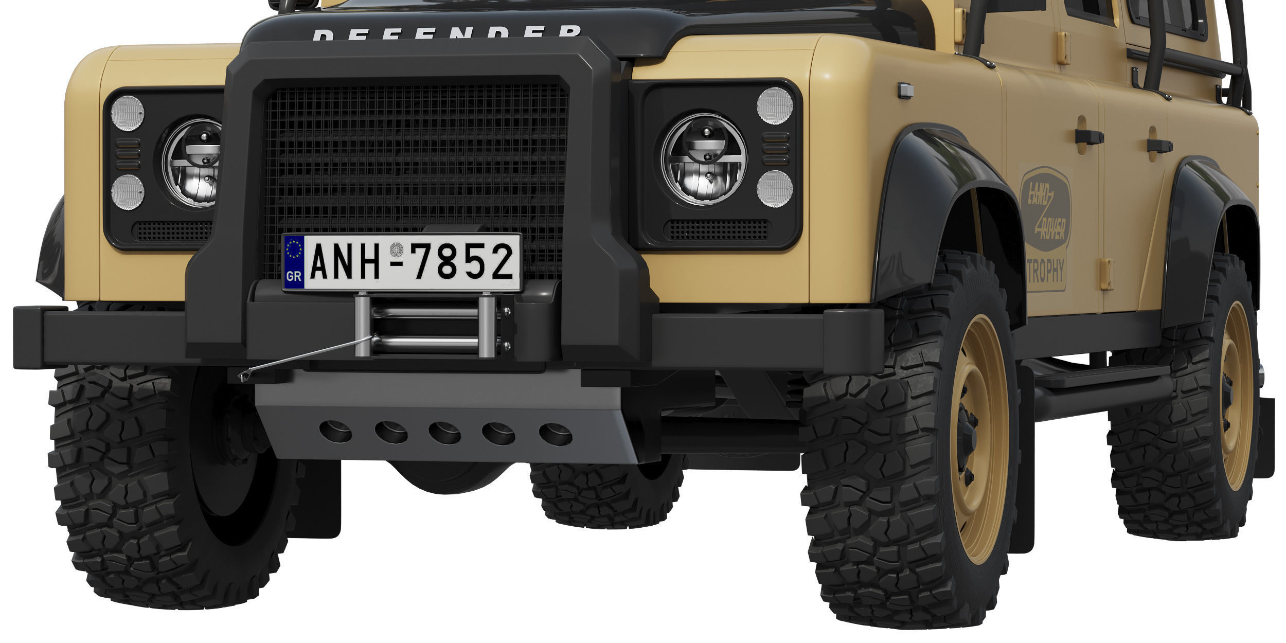 Land Rover Defender Works V8 Trophy 3D model_9