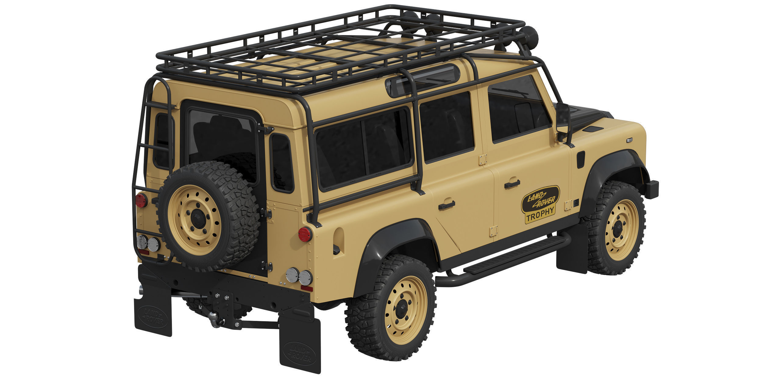Land Rover Defender Works V8 Trophy 3D model_4